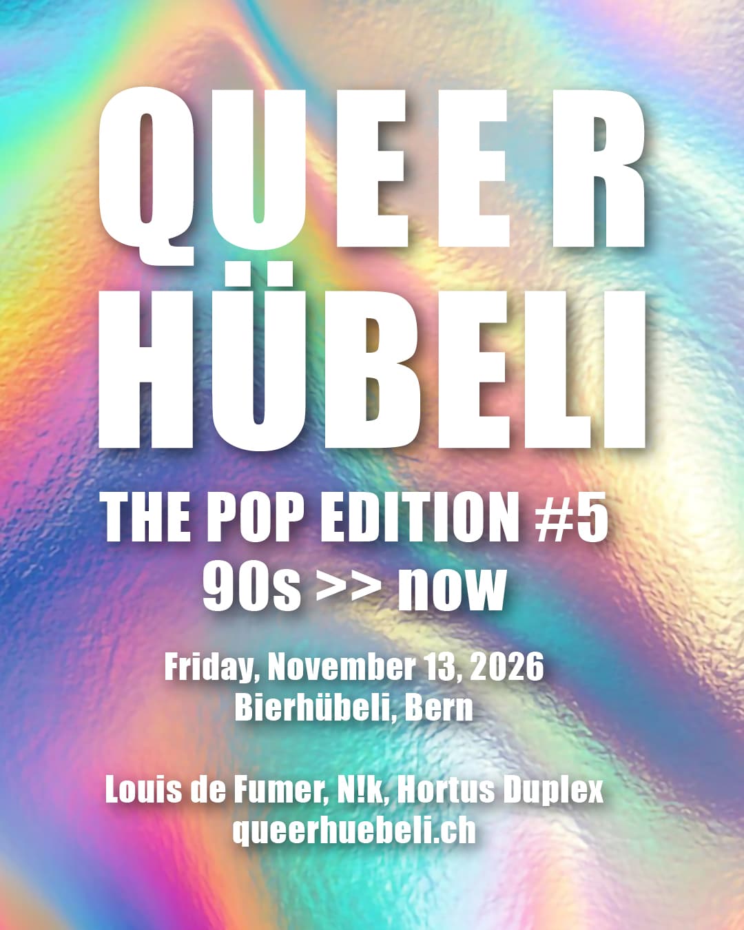 QUEERHÜBELI – The Pop Edition #5
